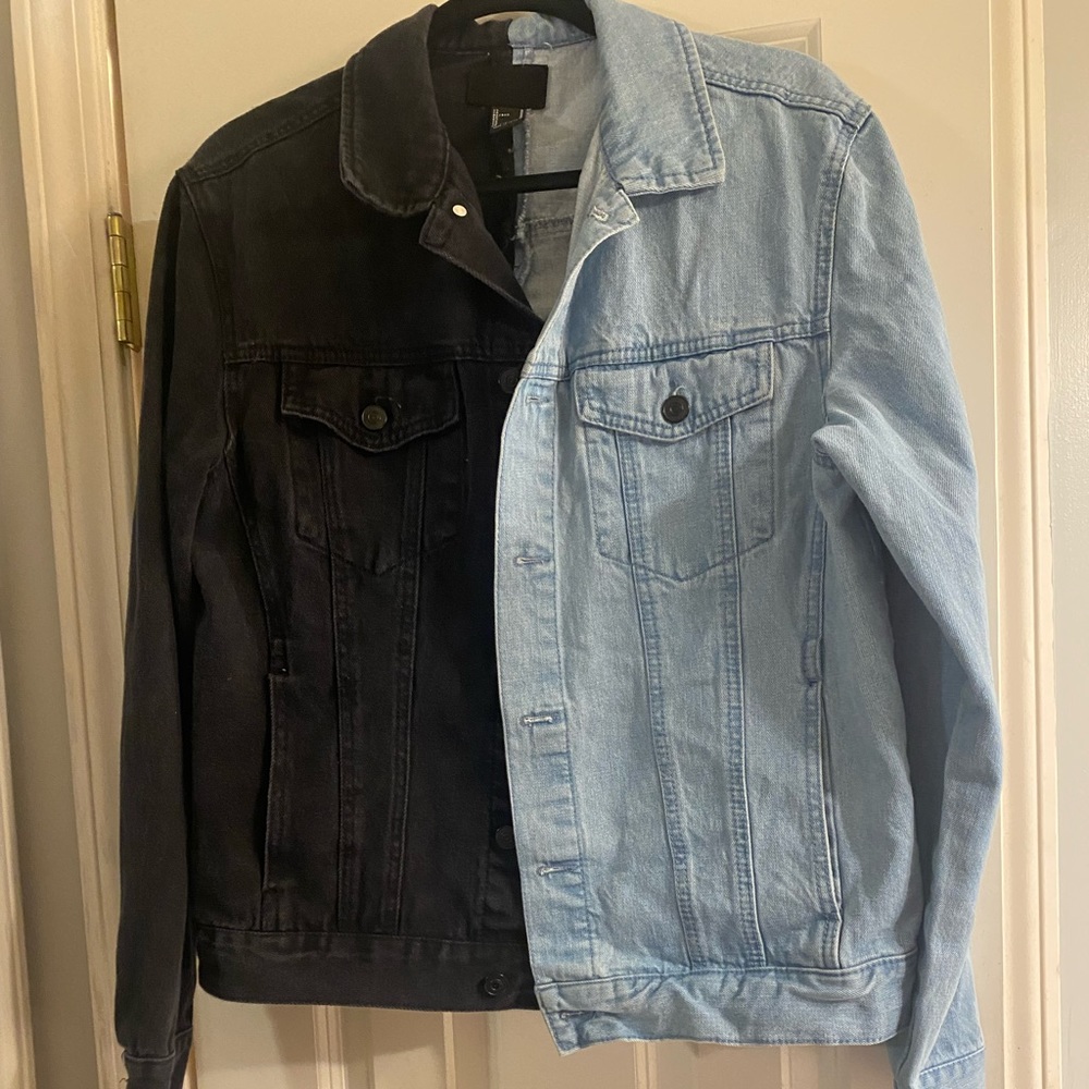 Blue Jean jacket two tone